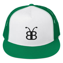 Cargar imagen en el visor de la galería, Berlioza Boyz 5 Panel Trucker Cap - Berlioza BoyzBerlioza BoyzBerlioza BoyzKelly/ White/ KellyBerlioza Boyz 5 Panel Trucker Cap