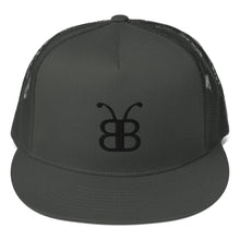 Cargar imagen en el visor de la galería, Berlioza Boyz 5 Panel Trucker Cap - Berlioza BoyzBerlioza BoyzBerlioza BoyzCharcoalBerlioza Boyz 5 Panel Trucker Cap