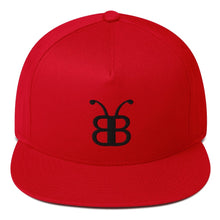 Cargar imagen en el visor de la galería, Berlioza Boyz Flat Bill Cap - Berlioza BoyzBerlioza BoyzBerlioza BoyzRedBerlioza Boyz Flat Bill Cap