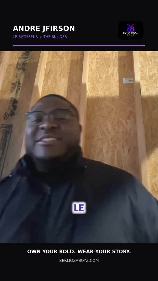 Andre Jfirson, Le Bâtisseur, founder of BerliozaBoyz