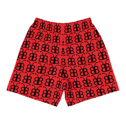 BerliozaBoyz D1 Red Athlete-Approved Elite Performance Long Shorts