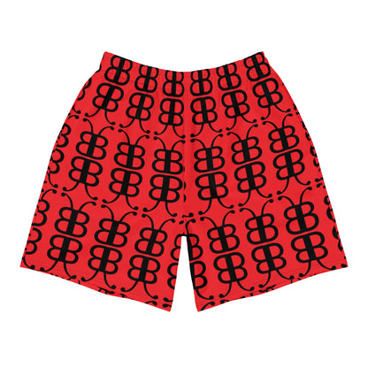 BerliozaBoyz D1 Red Athlete-Approved Elite Performance Long Shorts