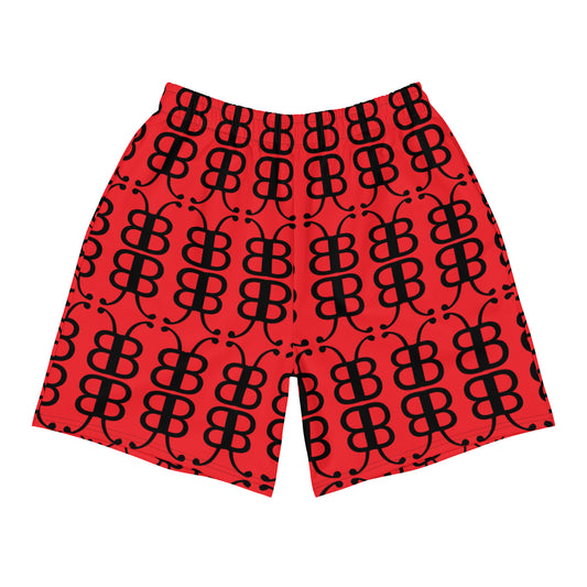 BerliozaBoyz D1 Red Athlete-Approved Elite Performance Long Shorts