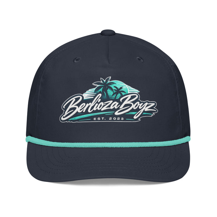 BerliozaBoyz Navy Rope Hat | Premium Streetwear Cap — Front