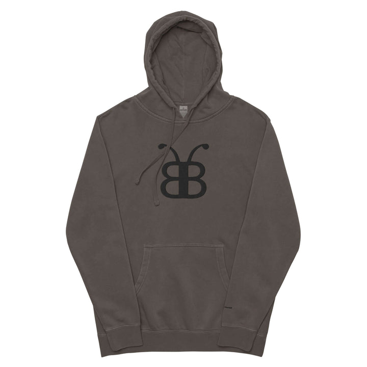 BerliozaBoyz UrbanFade Heavyweight Pigment-Dyed Hoodie — Pigment Black — Front