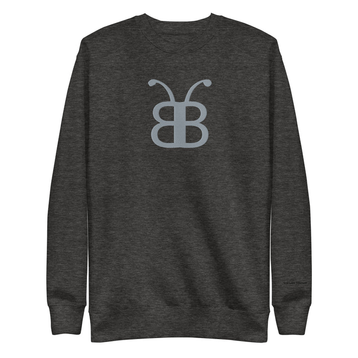 Daring Street-Luxe Unisex Sweatshirt - BerliozaBoyz — Charcoal Heather — Front