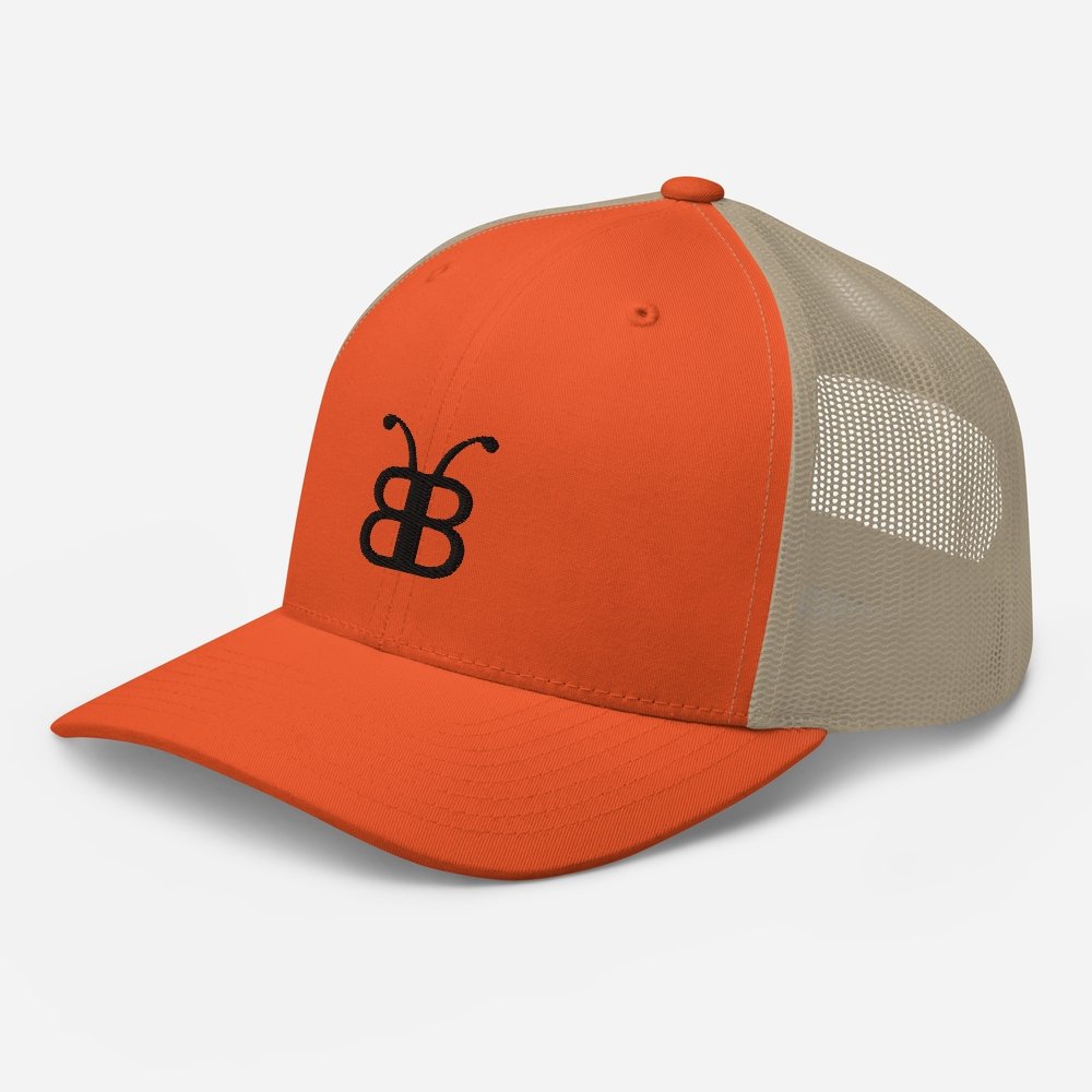 Berlioza Boyz Trucker Cap - Berlioza BoyzBerlioza BoyzBerlioza BoyzRustic Orange/ KhakiBerlioza Boyz Trucker Cap