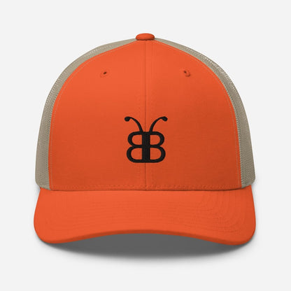 Berlioza Boyz Trucker Cap - Berlioza BoyzBerlioza BoyzBerlioza BoyzRustic Orange/ KhakiBerlioza Boyz Trucker Cap