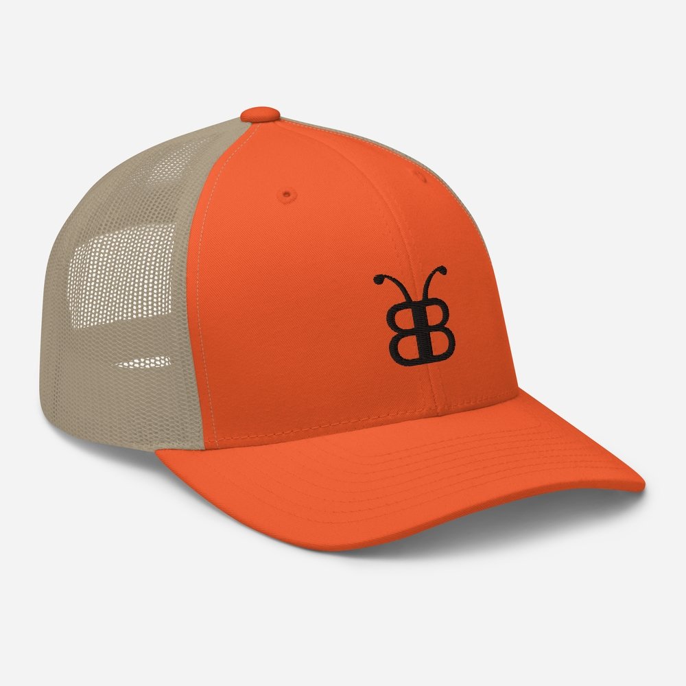 Berlioza Boyz Trucker Cap - Berlioza BoyzBerlioza BoyzBerlioza BoyzRustic Orange/ KhakiBerlioza Boyz Trucker Cap